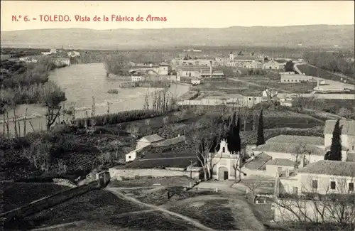 Ak Toledo Kastilien La Mancha Spanien, Vista de la Fabrica de Armas