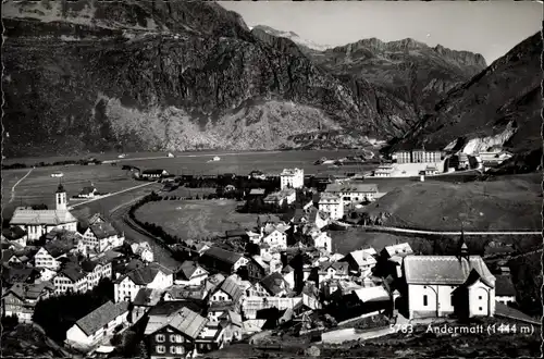 Ak Andermatt Kanton Uri, Gesamtansicht