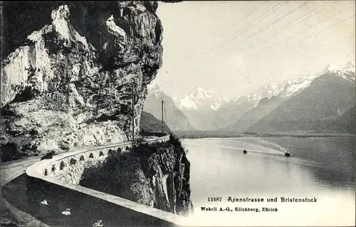 Ak Kanton Uri, Axenstrasse, Bristenstock