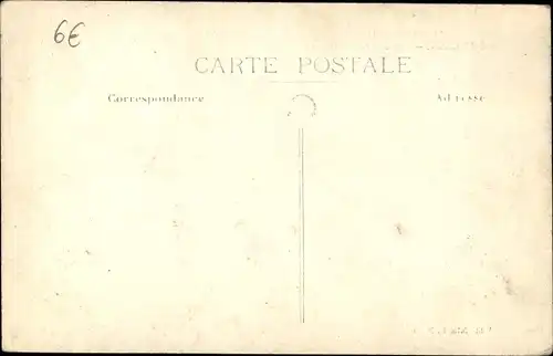 Ak Lachalade Meuse, Militärfriedhof