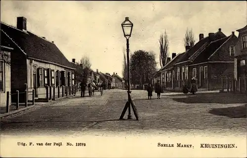 Ak Kruiningen Zeeland, Snellemarkt