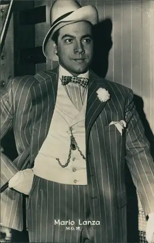 Ak Schauspieler und Opernsänger Mario Lanza, Portrait