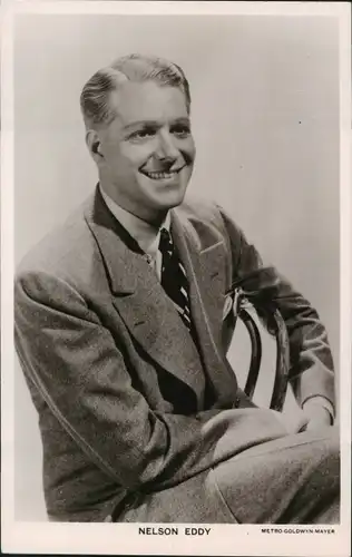 Ak Schauspieler Nelson Eddy, Portrait