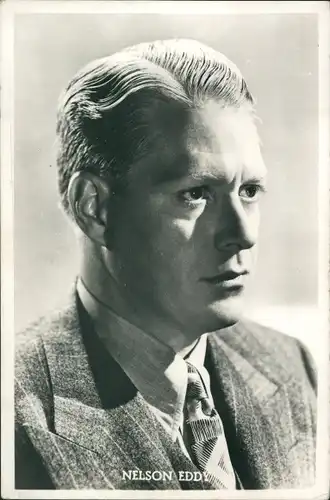 Ak Schauspieler Nelson Eddy, Portrait
