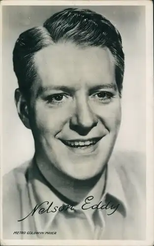 Ak Schauspieler Nelson Eddy, Portrait