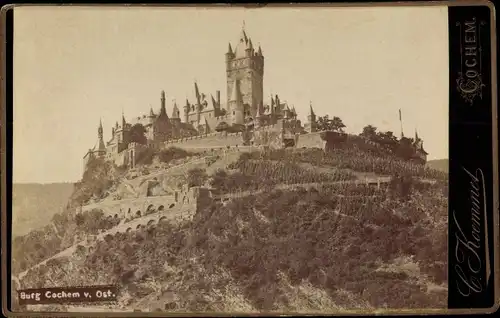 Kabinett Foto Cochem an der Mosel, Burg Cochem