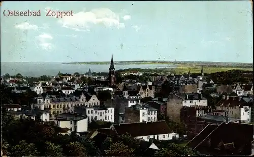 Ak Sopot Gdańsk Zoppot Danzig, Panorama