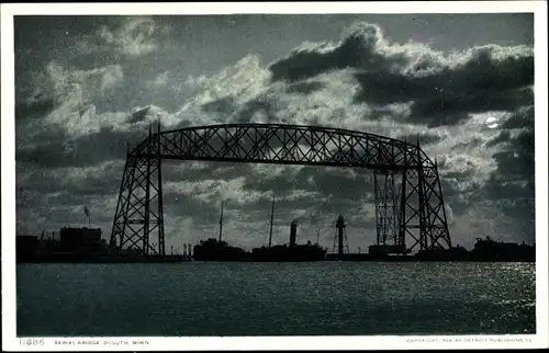 Ak Duluth Minnesota USA, Luftbrücke