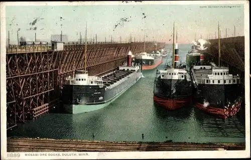 Ak Duluth Minnesota USA, Mesabi Ore Docks