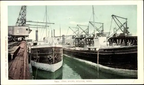 Ak Duluth Minnesota USA, Kohledocks