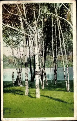 Ak Saint Paul Minnesota USA, Lake Como Park