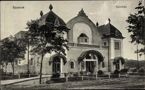 Ak Szolnok Sollnock Ungarn, Theater