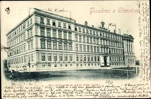 Ak Chrudim Region Pardubice, Gymnasium, Schule