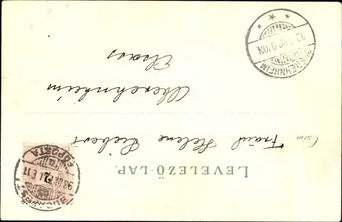 Litho Budapest Ungarn, Totalansicht, Hafen, Boote