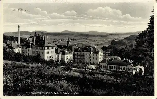 Ak Hohwald Neustadt in Sachsen, Heilstätte Hohwald