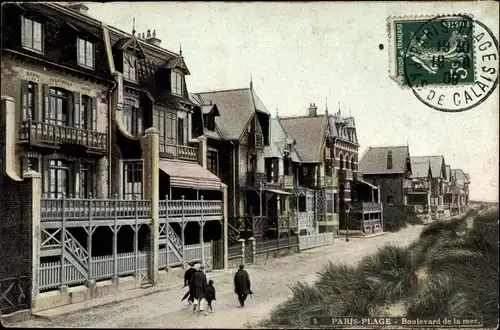 Ak Le Touquet Paris Plage Pas de Calais, Boulevard de la Mer