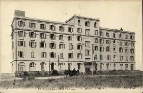 Ak Le Touquet Paris Plage Pas de Calais, Atlantic Hotel