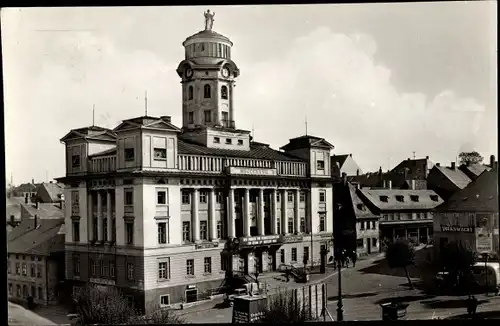 Ak Zeulenroda in Thüringen, Karl Marx Platz, Rathaus