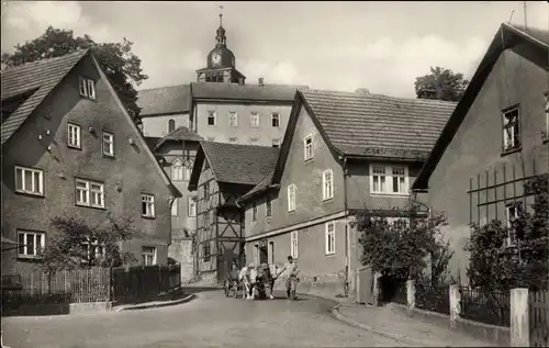 Ak Wernshausen Schmalkalden im Thüringer Wald, Rudolf Breitscheid Straße, Kirchberg