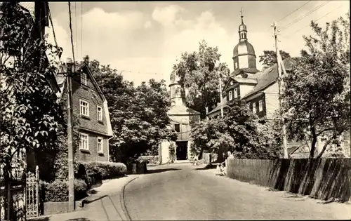 Ak Meuselbach Schwarzmühle Schwarzatal in Thüringen, Karl Marx Straße