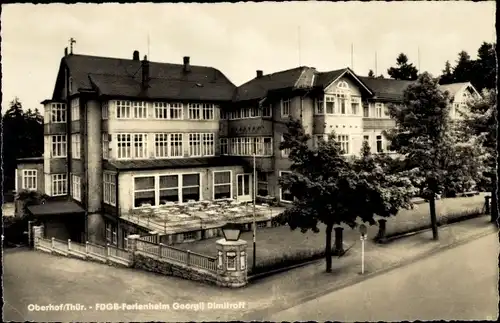 Ak Oberhof im Thüringer Wald, FDGB Ferienheim Georgij Dimitroff