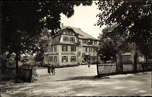 Ak Bad Klosterlausnitz in Thüringen, Waldhaus zur Köppe, Kurhotel