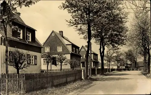 Ak Deutscheinsiedel Deutschneudorf im Erzgebirge, Straße