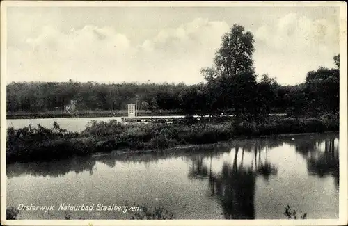 Ak Oisterwijk Nordbrabant Niederlande, Natuurbad Staalbergven