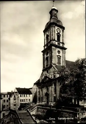 Ak Gera in Thüringen, Salvatorkirche