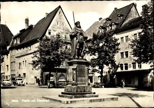 Ak Jena in Thüringen, Markt, Hanfried