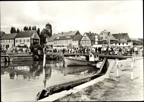 Ak Wolgast in Mecklenburg Vorpommern, Am Hafen