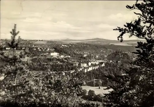 Ak Greiz Vogtland, Blick vom Hirschstein