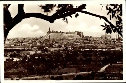 Ak Aleppo Syrien, Panorama, Zitadelle