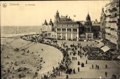 Ak Oostende Ostende Westflandern, Der Kursaal