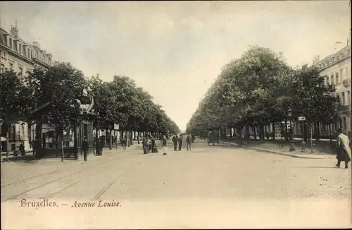 Ak Bruxelles Brüssel, Avenue Louise