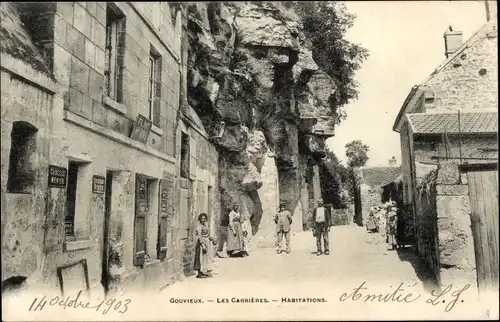 Ak Gouvieux-Oise, Les Carrieres, Wohnungen