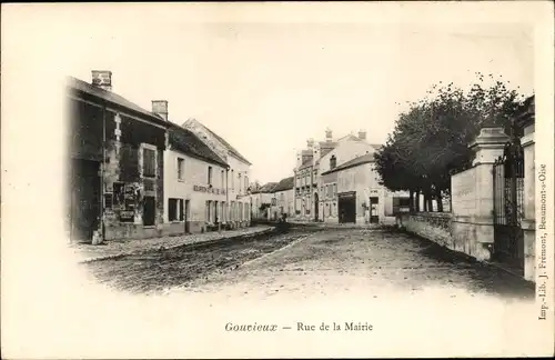 Ak Gouvieux-Oise, Rue de la Mairie