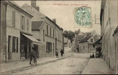 Ak Gouvieux-Oise, Côte de Chantilly