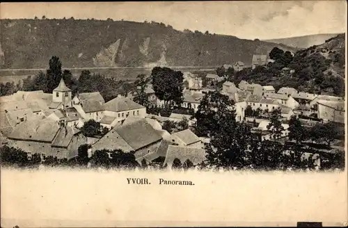 Ak Yvoir sur Meuse Wallonien Namur, Panorama