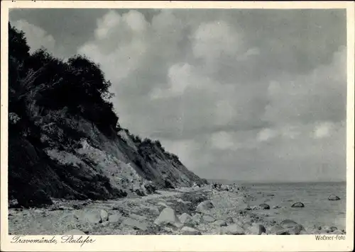 Ak Travemünde Lübeck, Steilufer