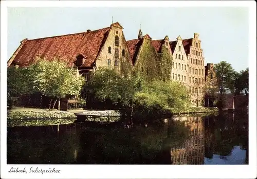 Ak Lübeck, Salzspeicher