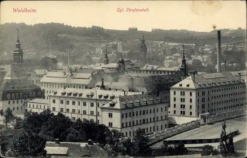 Ak Waldheim in Sachsen, Kgl. Strafanstalt