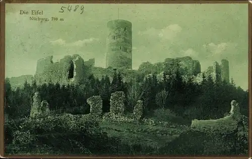 Ak Nürburg in der Eifel, Nürburg, Ruine