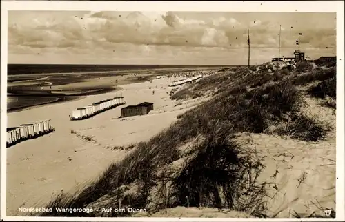 Ak Nordseebad Wangerooge in Ostfriesland, Auf den Dünen