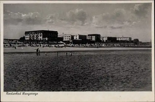 Ak Nordseebad Wangerooge in Ostfriesland, Strand