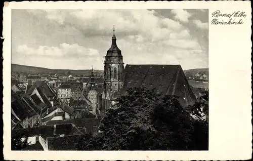 Ak Pirna an der Elbe, Marienkirche