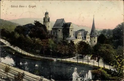 Ak Stein Hartenstein in Sachsen, Schloss Stein