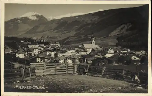 Foto Ak Fulpmes in Tirol, Ortsansicht, Kirche