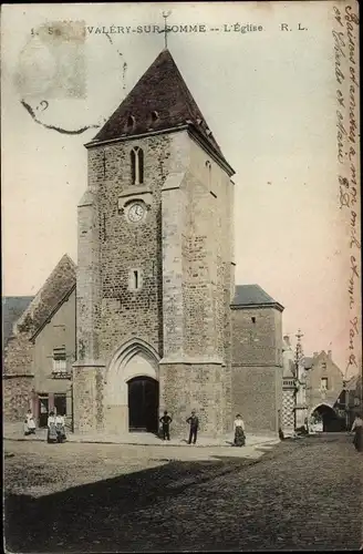 Ak Saint Valery sur Somme, Kirche