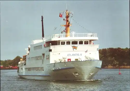 Ak MS Atlantis III, Reederei Hansa Linien Flensburg